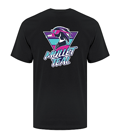 Mullet Teal Tee