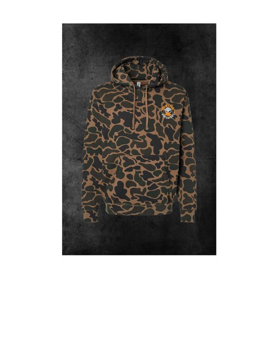 Duck Camo Punisher Hoodie (Ships From The US)