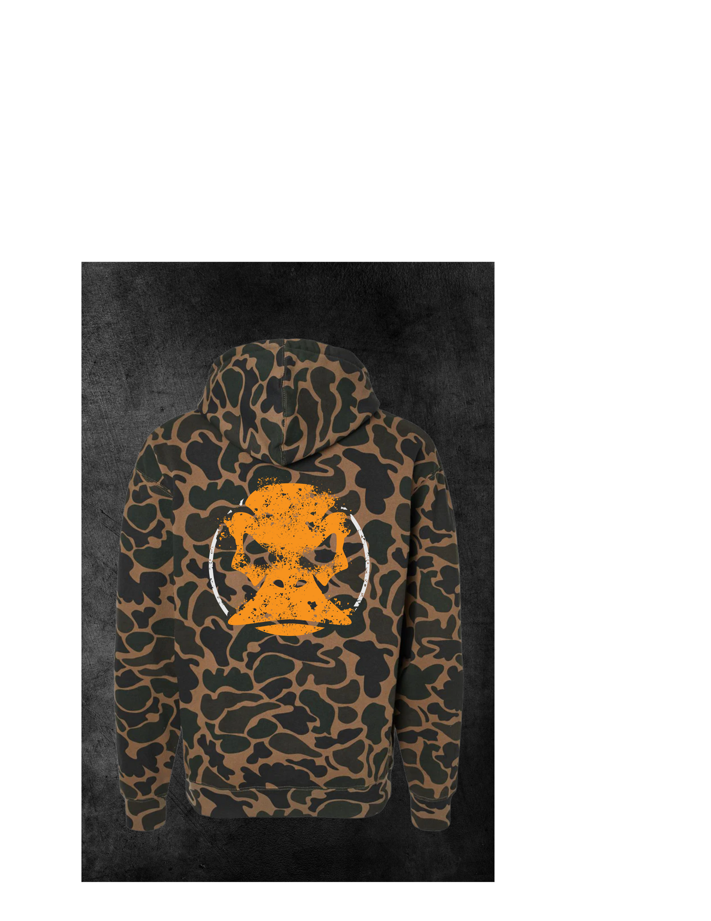 Duck Camo Punisher Hoodie (Ships From The US)