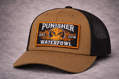 Punisher Waterfowl Snapback Trucker Cap
